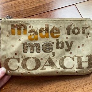Coach Poppy Wrislet with Gold Detail